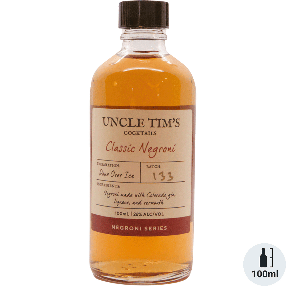 Uncle Tim's Classic Negroni Cocktail