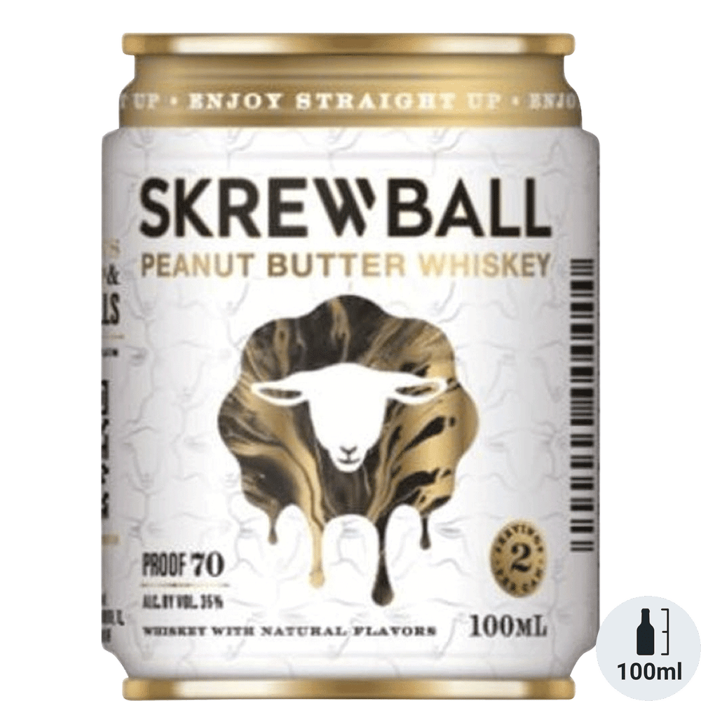 Skrewball Peanut Butter Whiskey Can Total Wine & More