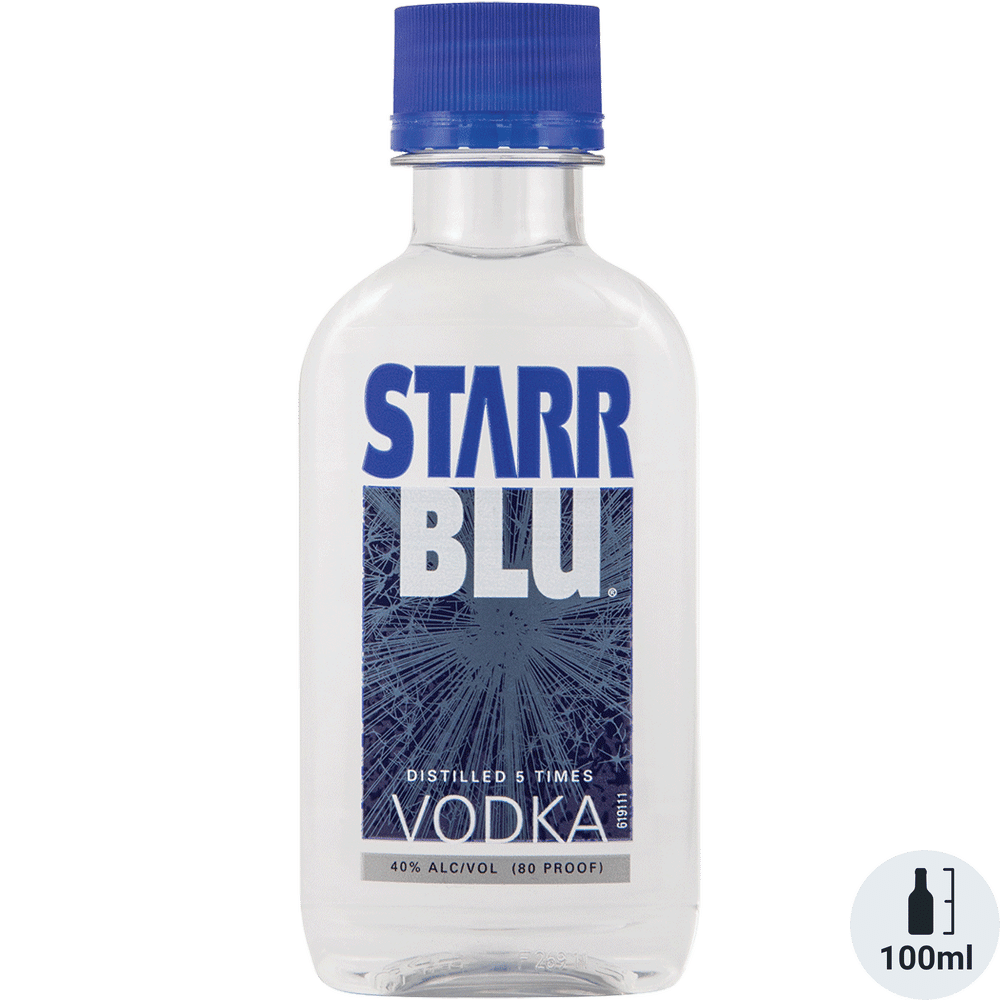 Starr Blu Vodka Plastic 100ml