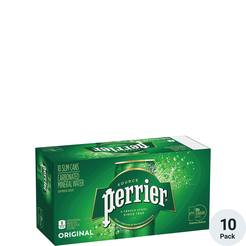 Perrier Slim Can 10-250ml Cans
