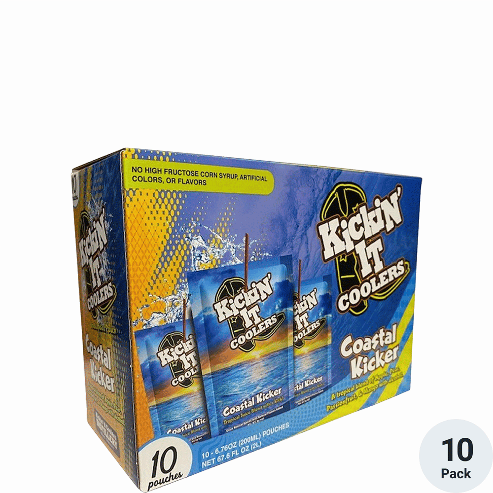 Kickin' It Coolers Coastal Kicker Cocktail Pouch Total Wine & More