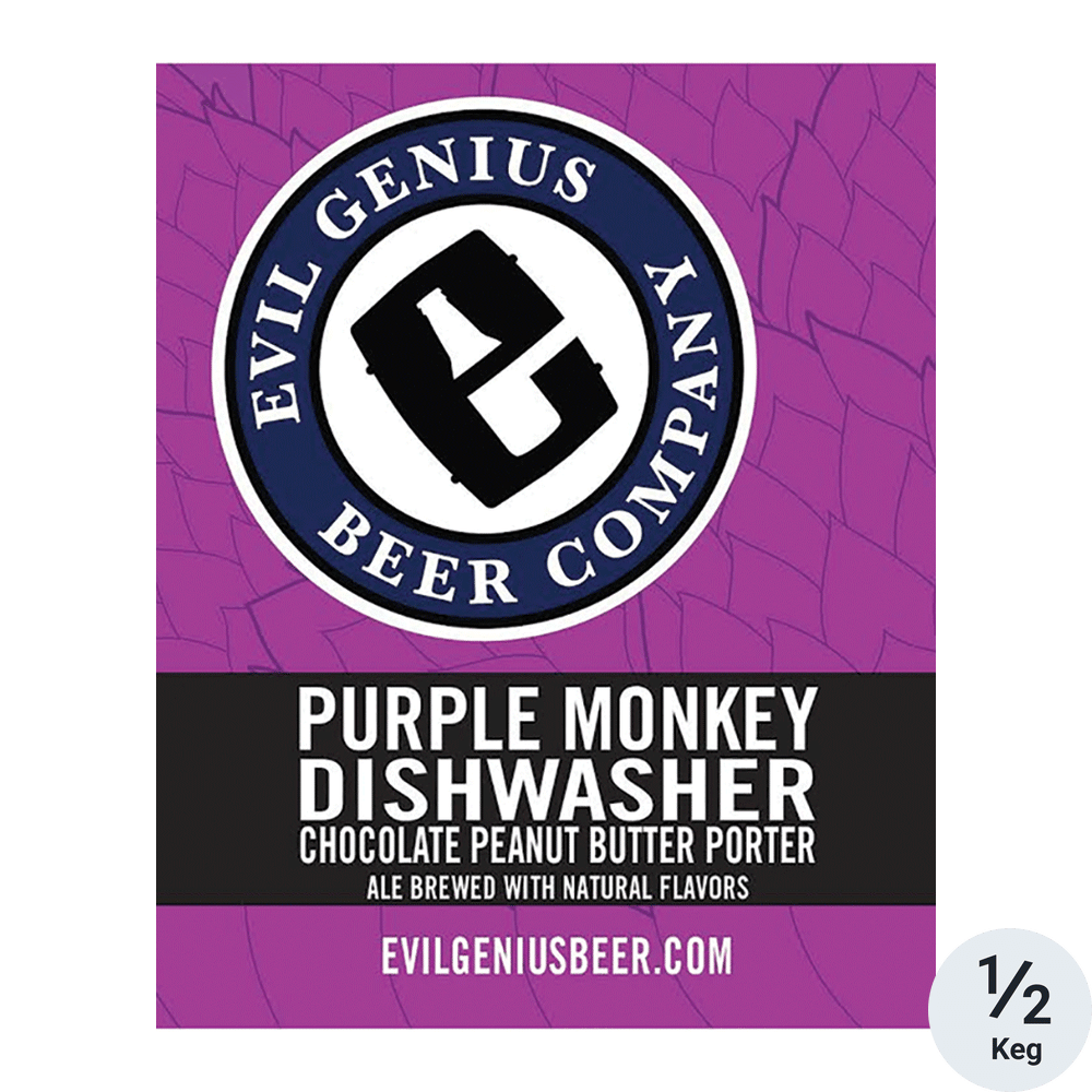Evil Genius Purple Monkey Dishwasher