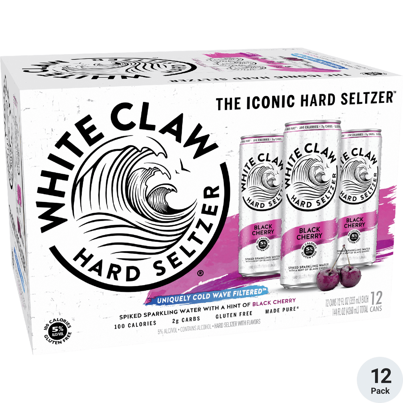 White Claw Hard Seltzer Black Cherry