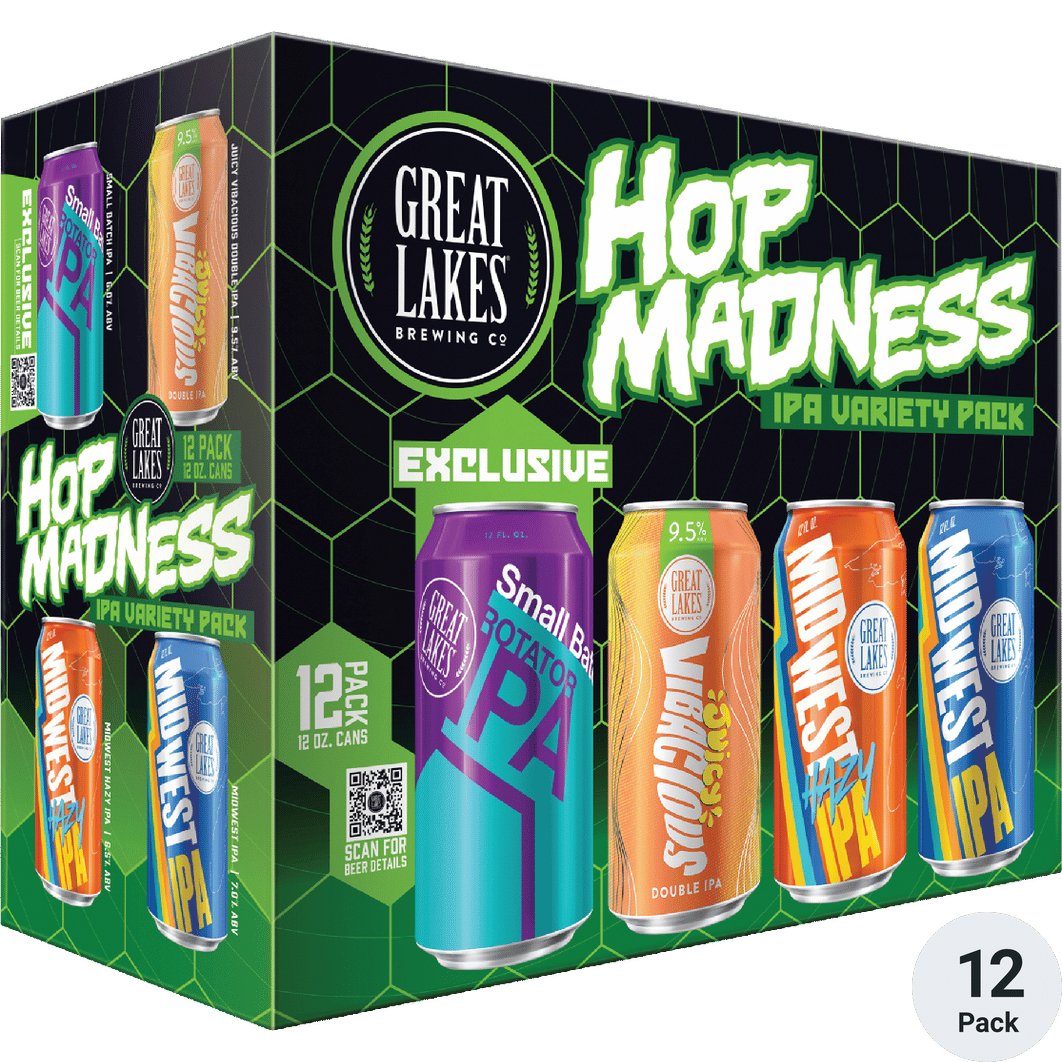 Great Lakes Hop Madness IPA Variety Pack