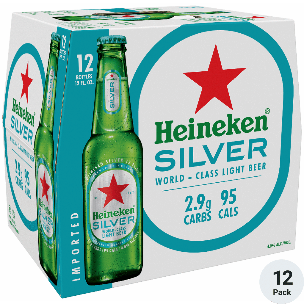 Heineken Silver Import Lager Beer