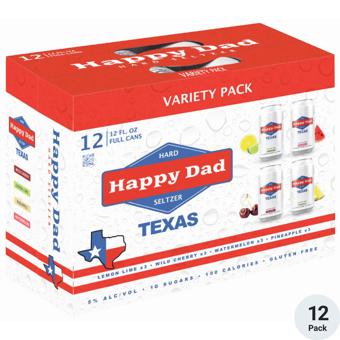 Happy Dad Hard Seltzer Texas Variety Pack