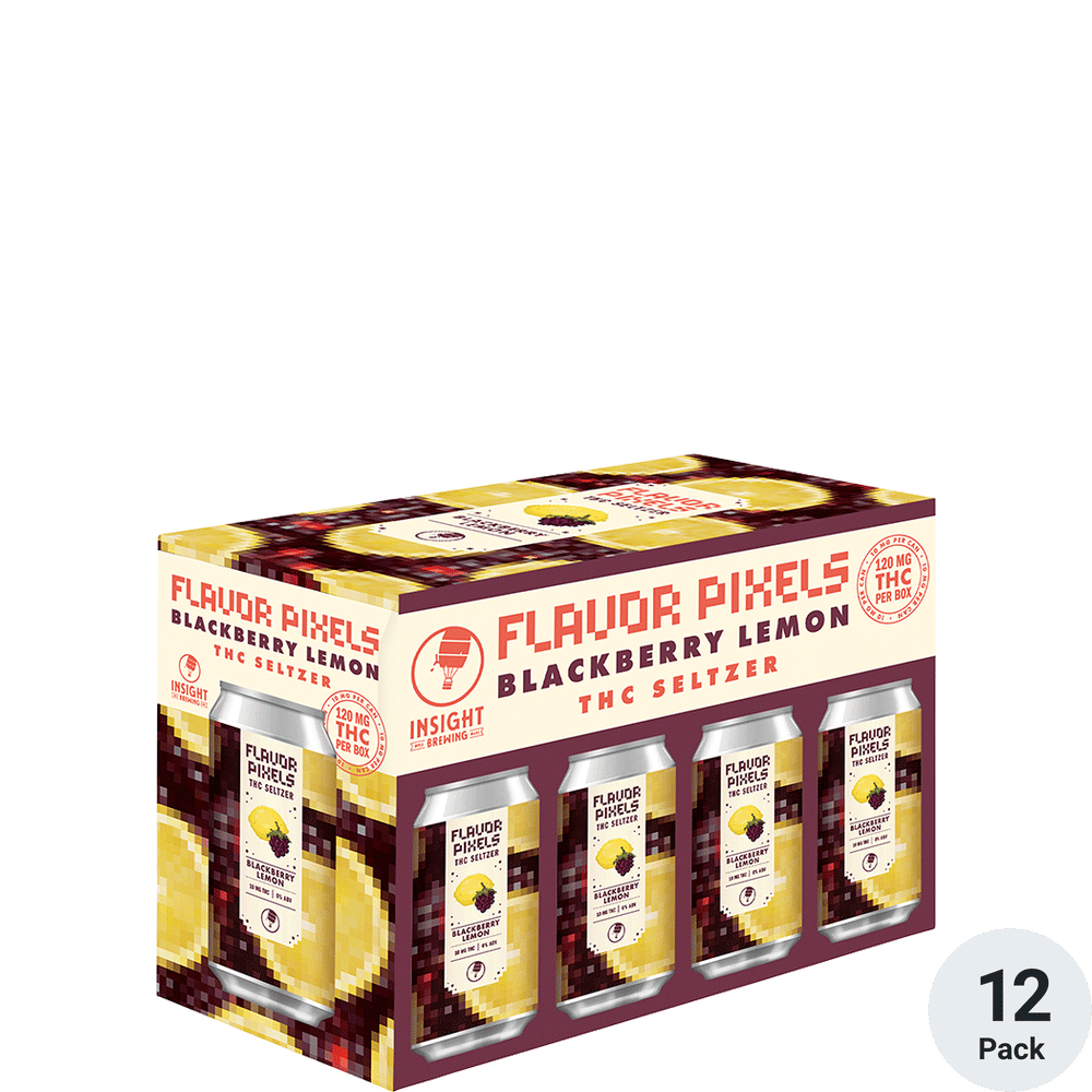 Insight THC 10mg Flavor Pixels Blackberry Lemon | Total Wine & More
