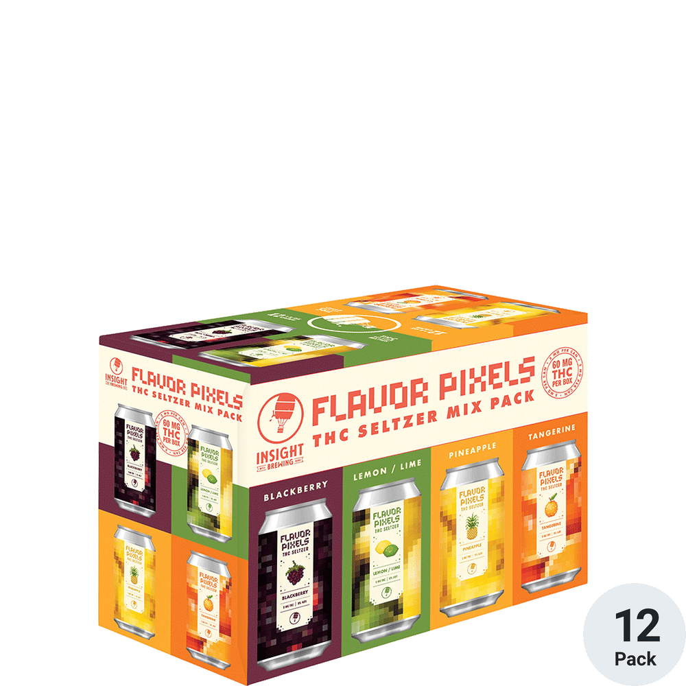 Insight THC 5mg Flavor Pixels Variety Pack | Total Wine & More