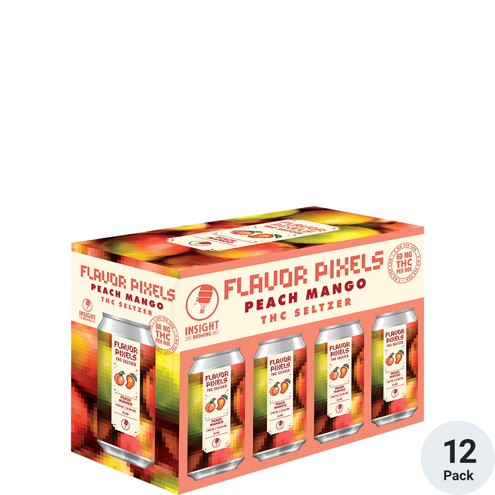 Flavor Pixels THC 5mg Peach Mango | Total Wine & More