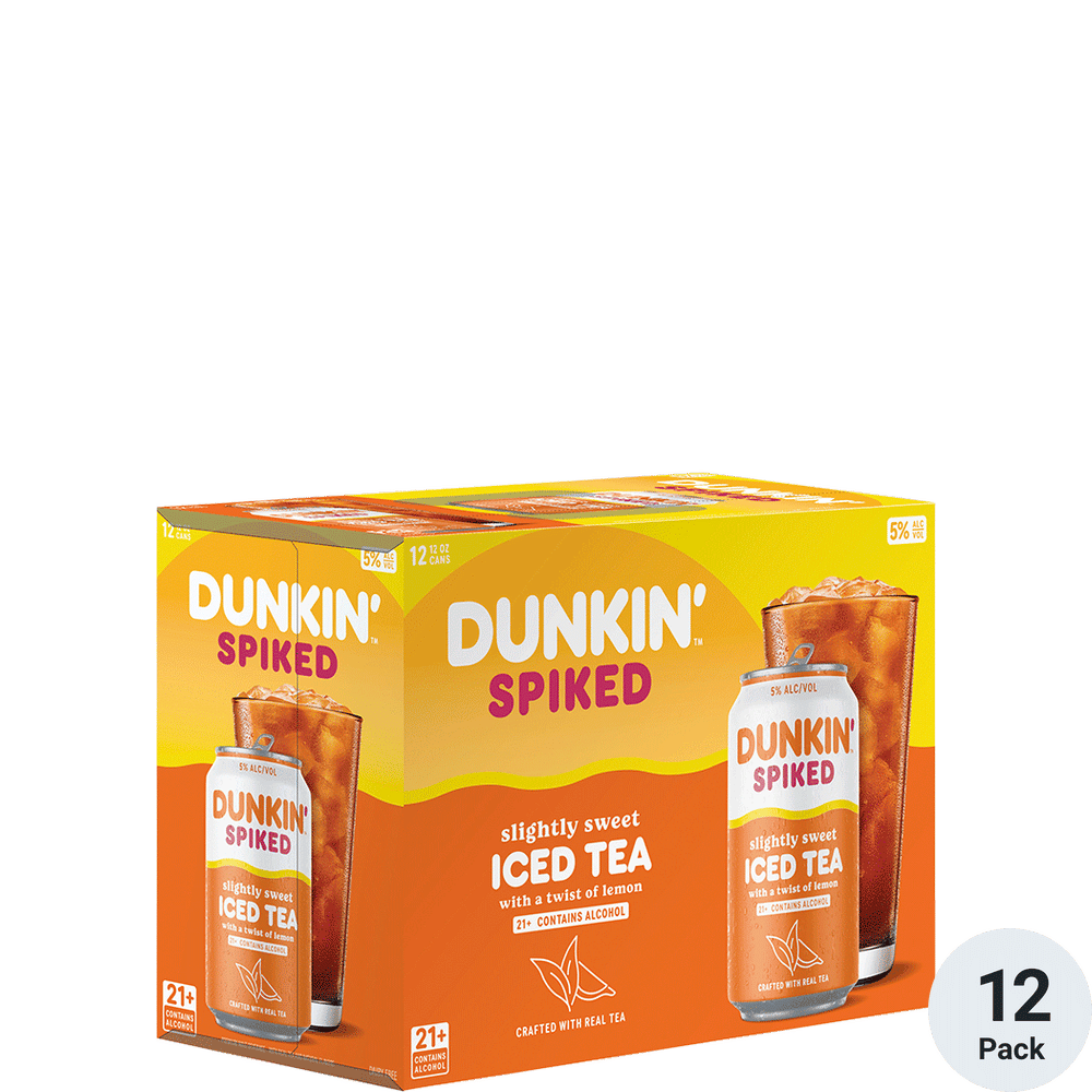 Dunkin Spiked Slightly Sweet Iced Tea