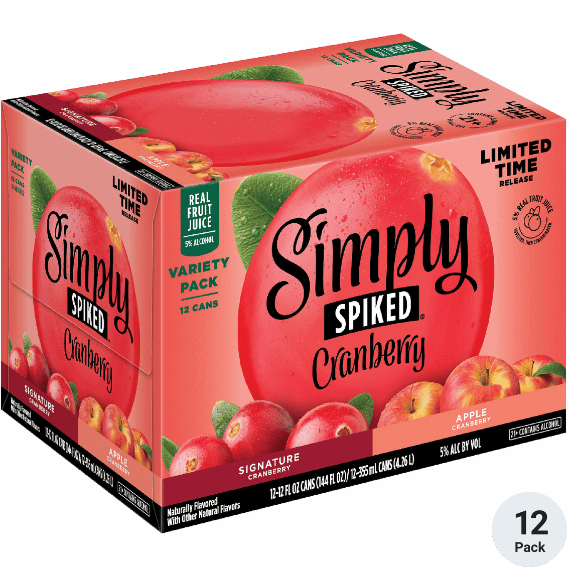 Simply Spiked Cranberry Variety