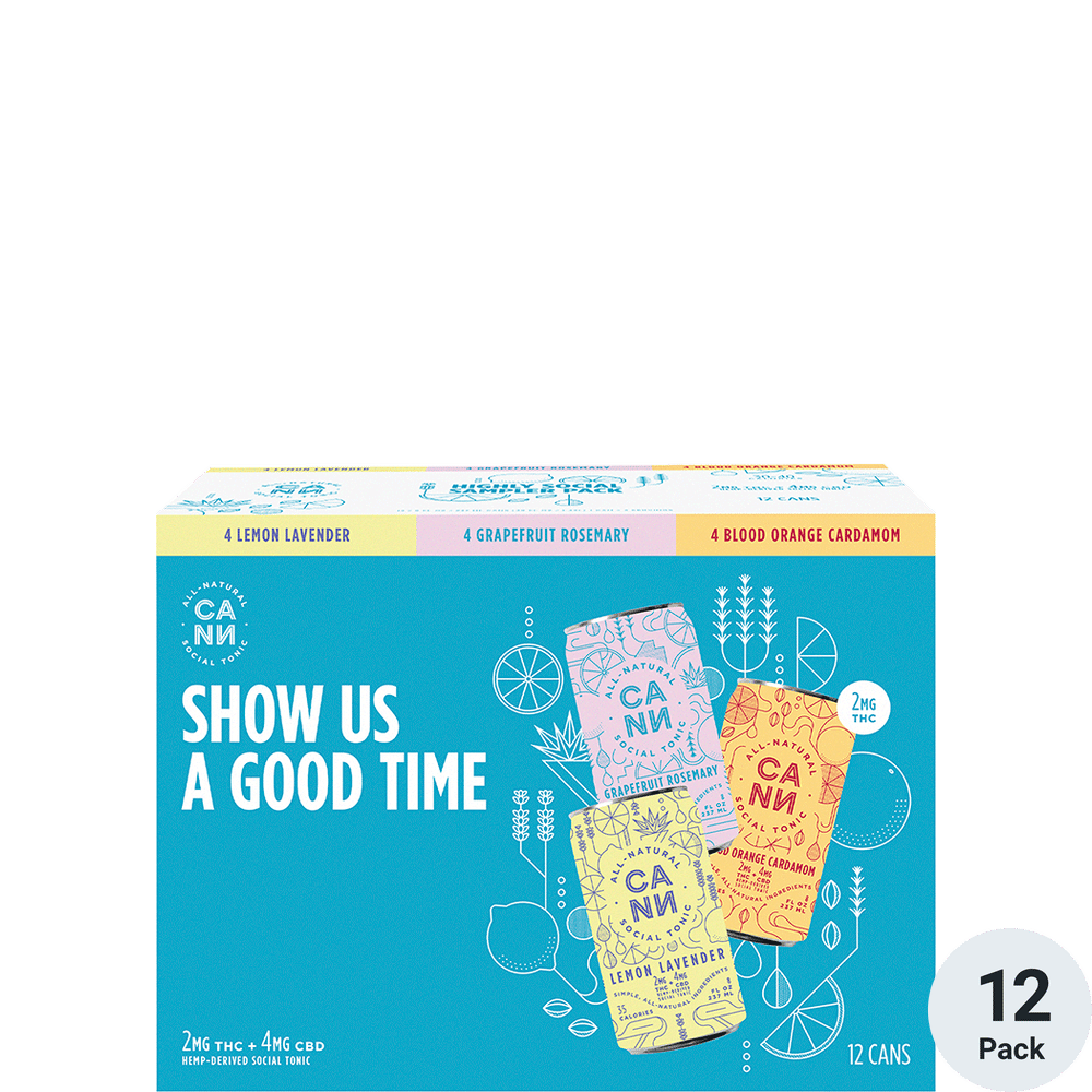 Cann THC 2mg Variety Pack | Total Wine & More