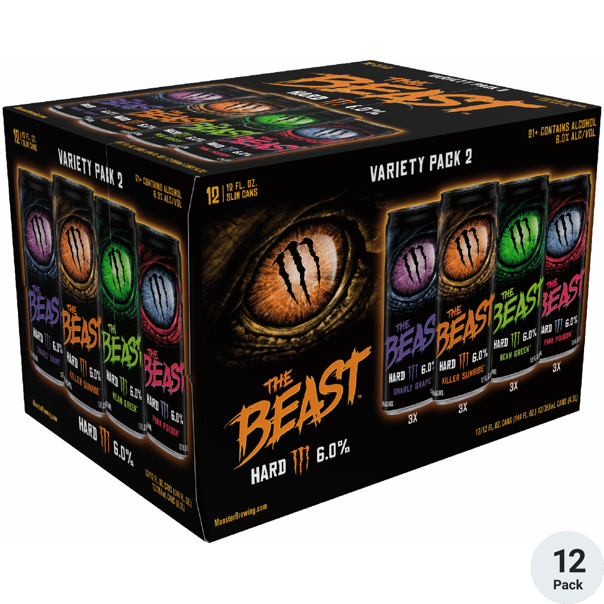 2本セットTHE BEASTUnleashed モンスターエナジー ビースト The Beast Unleashed Variety #2 | Total Wine & More
