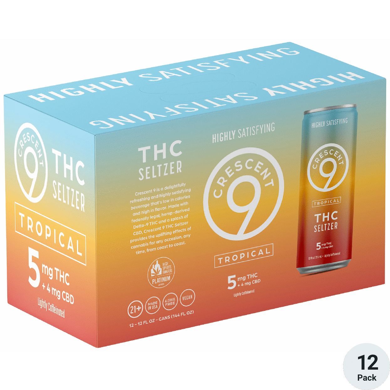Crescent 9 THC 5mg Tropical 5mg | Total Wine & More