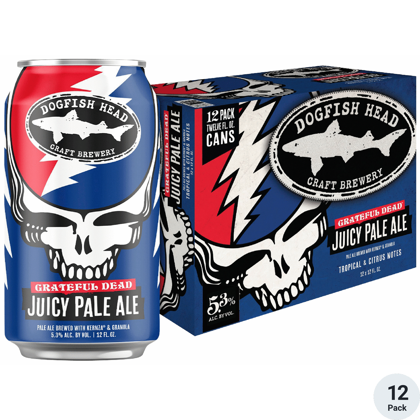 Dogfish Head x Grateful Dead Juicy Pale Ale Beer