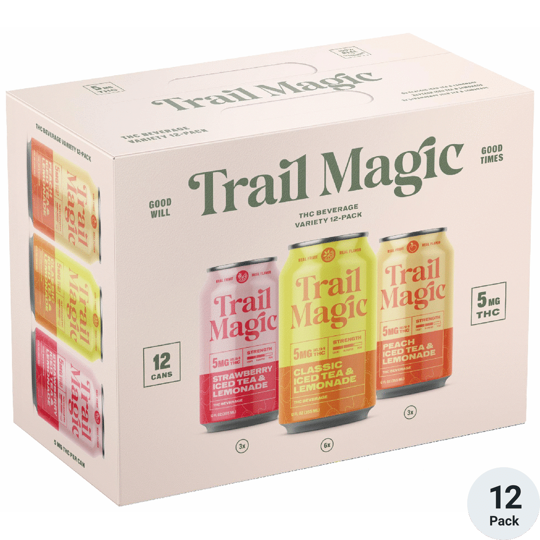 Trail Magic THC 5mg Iced Tea and Lemonade Variety Pack
