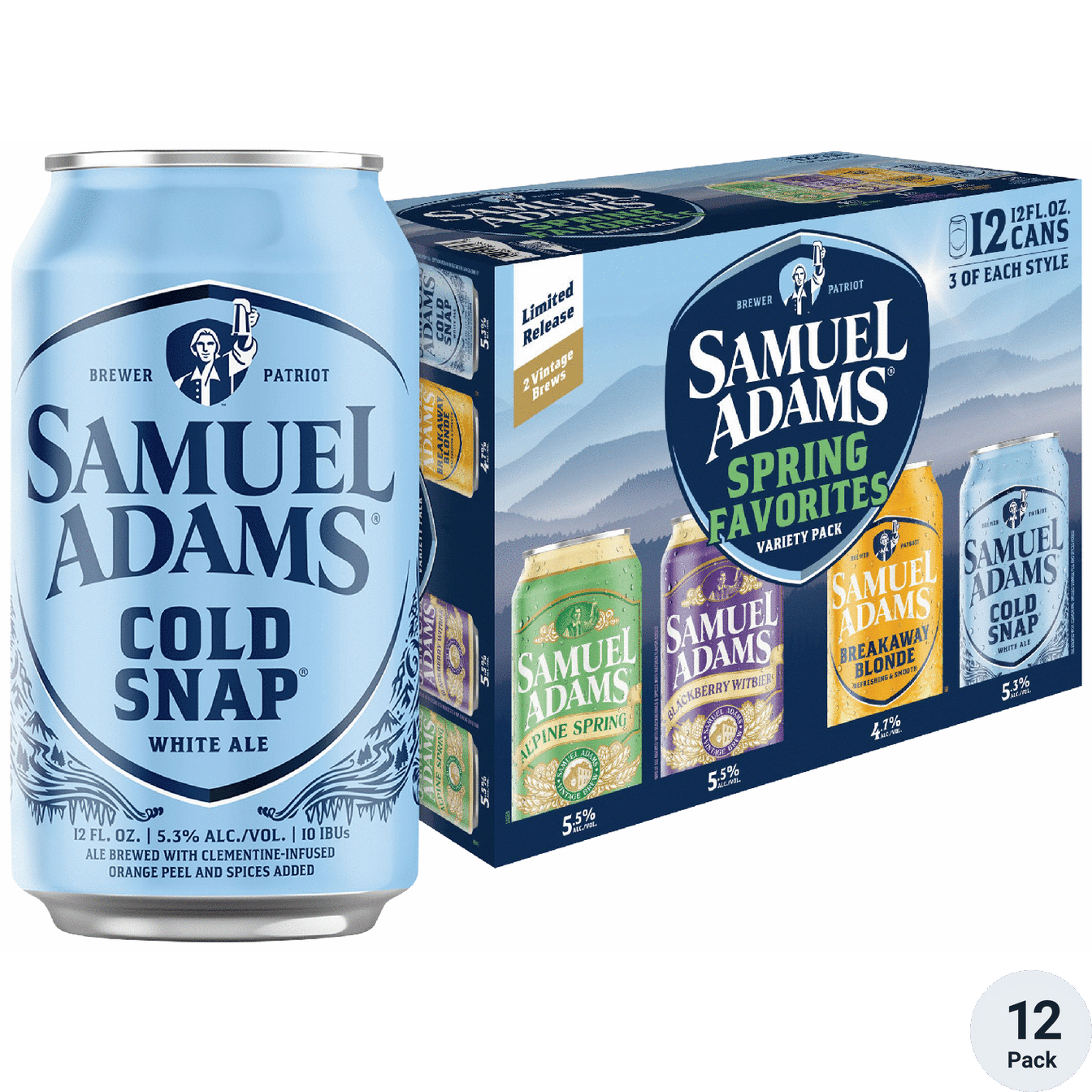 Samuel Adams Spring Favorites Seasonal Variety Beer