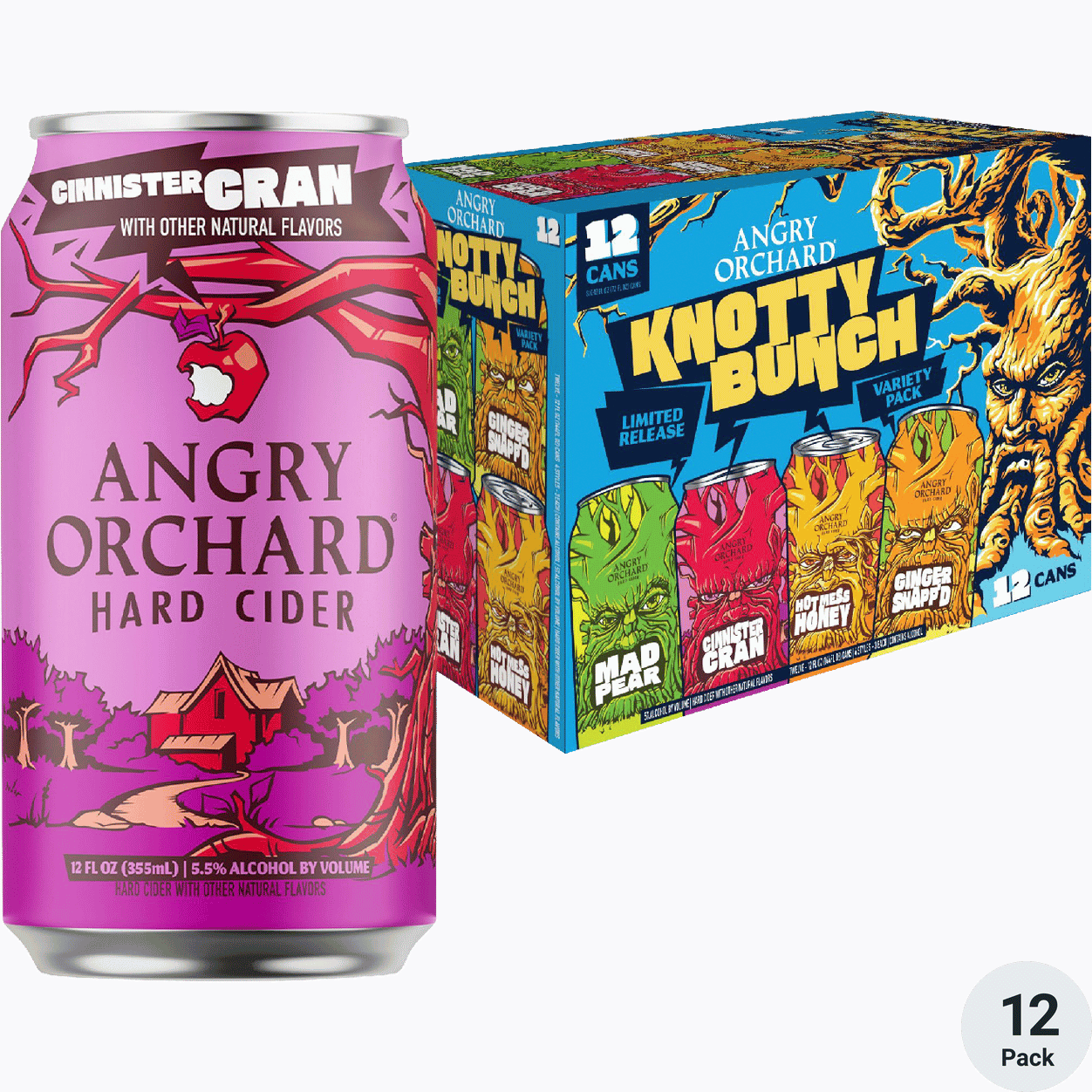 Angry Orchard Hard Cider Knotty Bunch Variety Pack | Total Wine & More