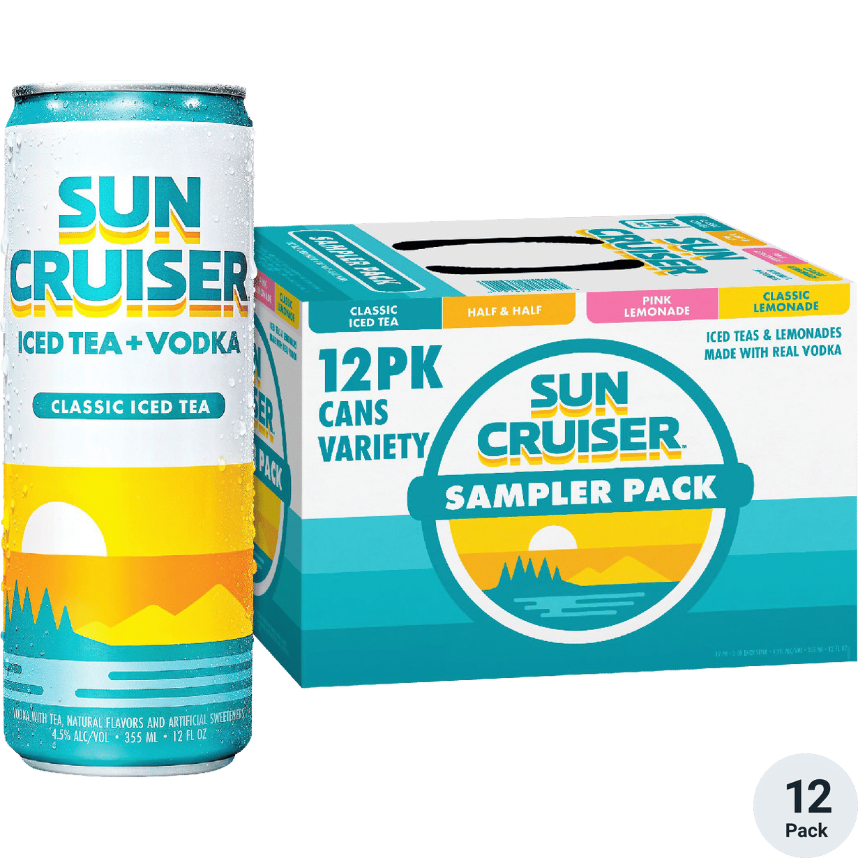 Sun Cruiser Iced Tea and Lemonade Sampler Pack | Total Wine & More