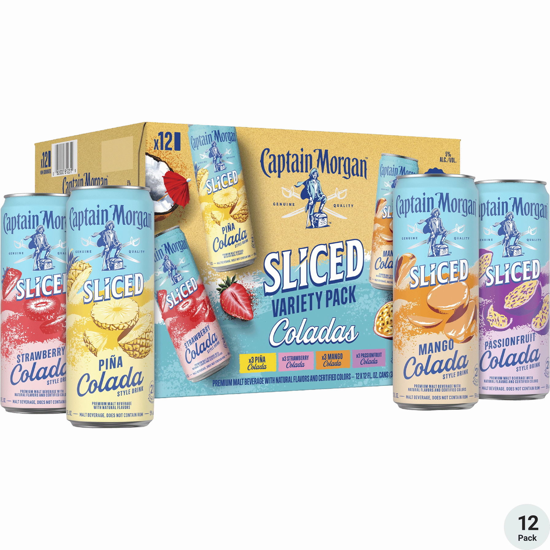 Captain Morgan Coladas Variety 12pk