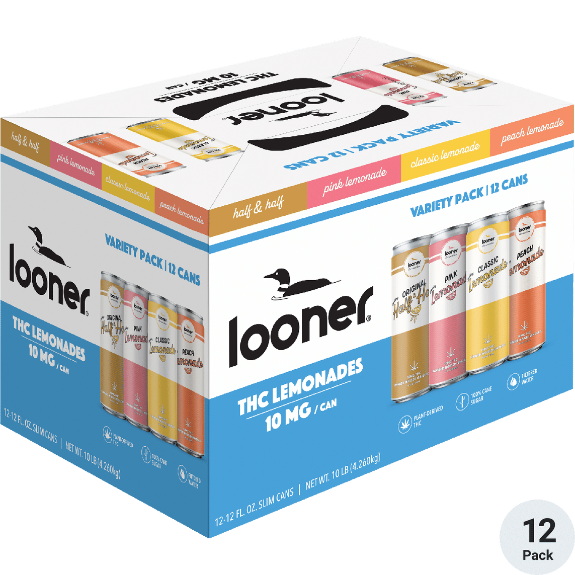 Looner THC 10mg Lemonade Variety Pack