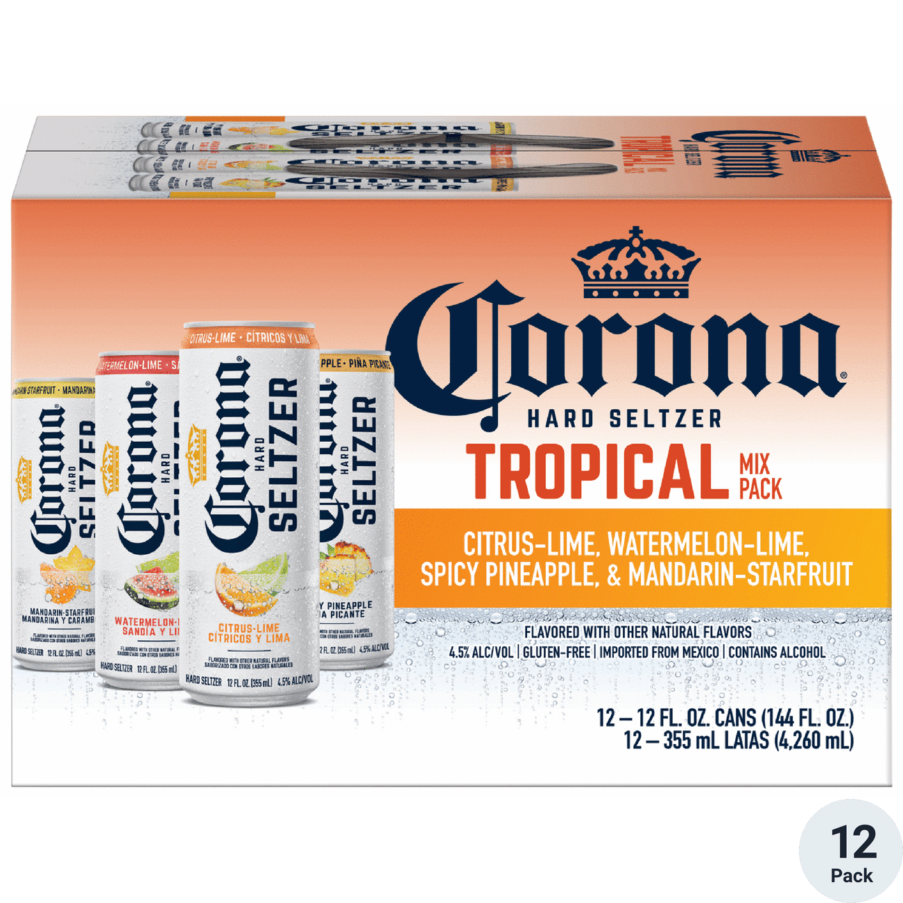 Corona Hard Seltzer Tropical Variety | Total Wine & More