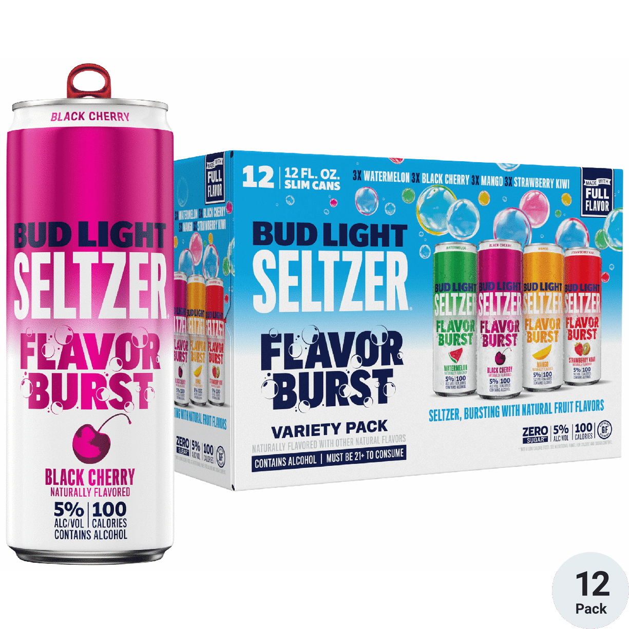Bud Light Seltzer Flavor Burst Variety