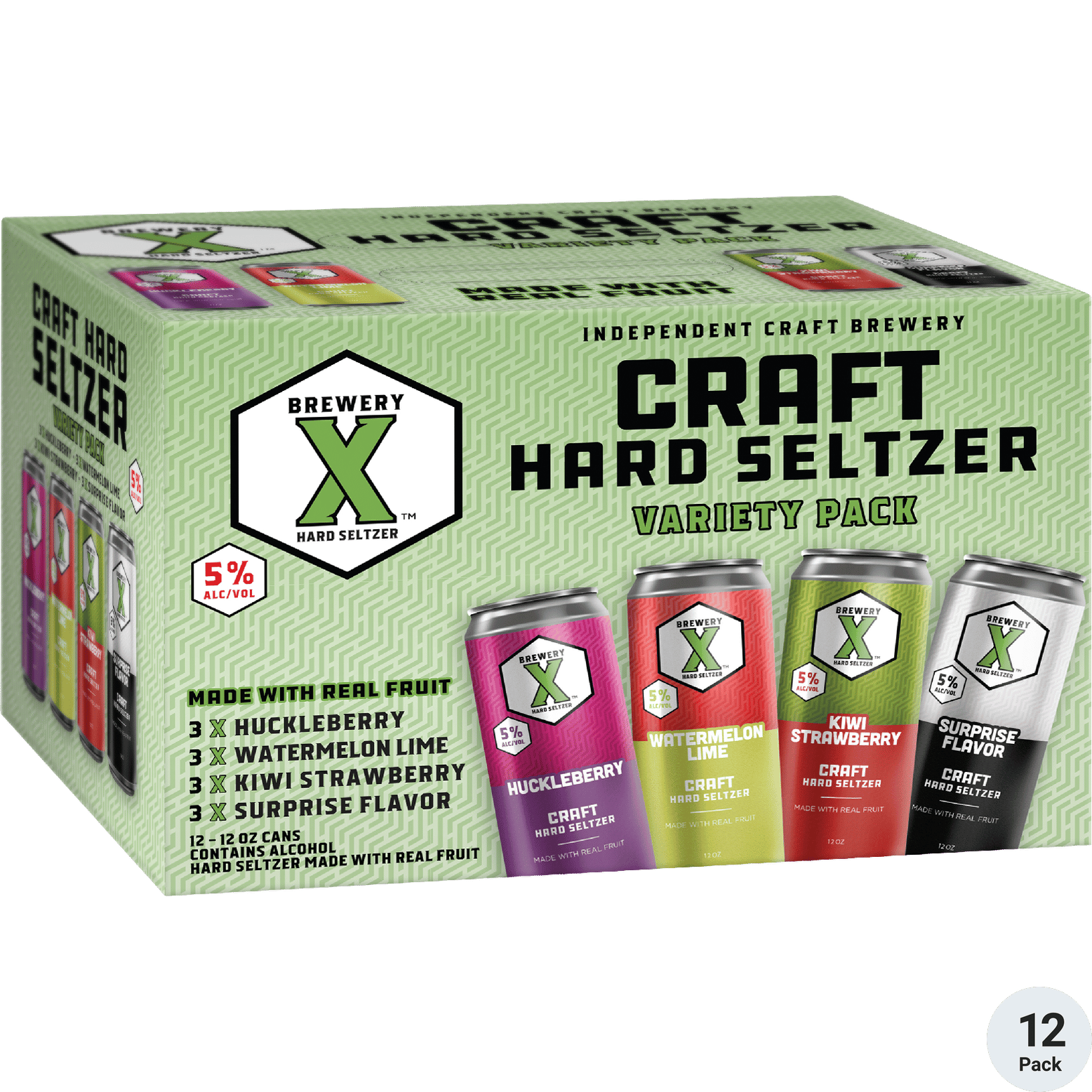 Brewery X Hard Seltzer Variety Pack | Total Wine & More