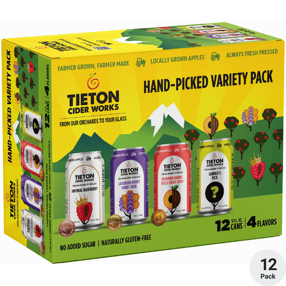 Tieton Orchard Variety Pack 2/12/12 Can