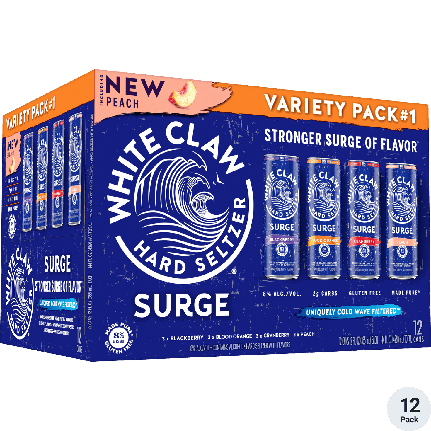 White Claw Hard Seltzer SURGE Variety | Total Wine & More