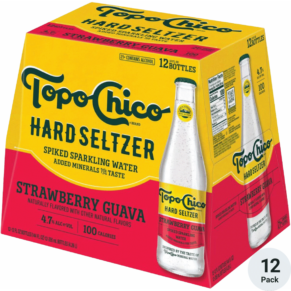 Topo Chico Hard Seltzer Strawberry Guava