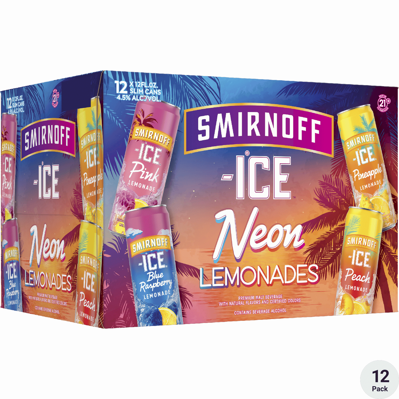 Smirnoff Ice Neon Hard Lemonades