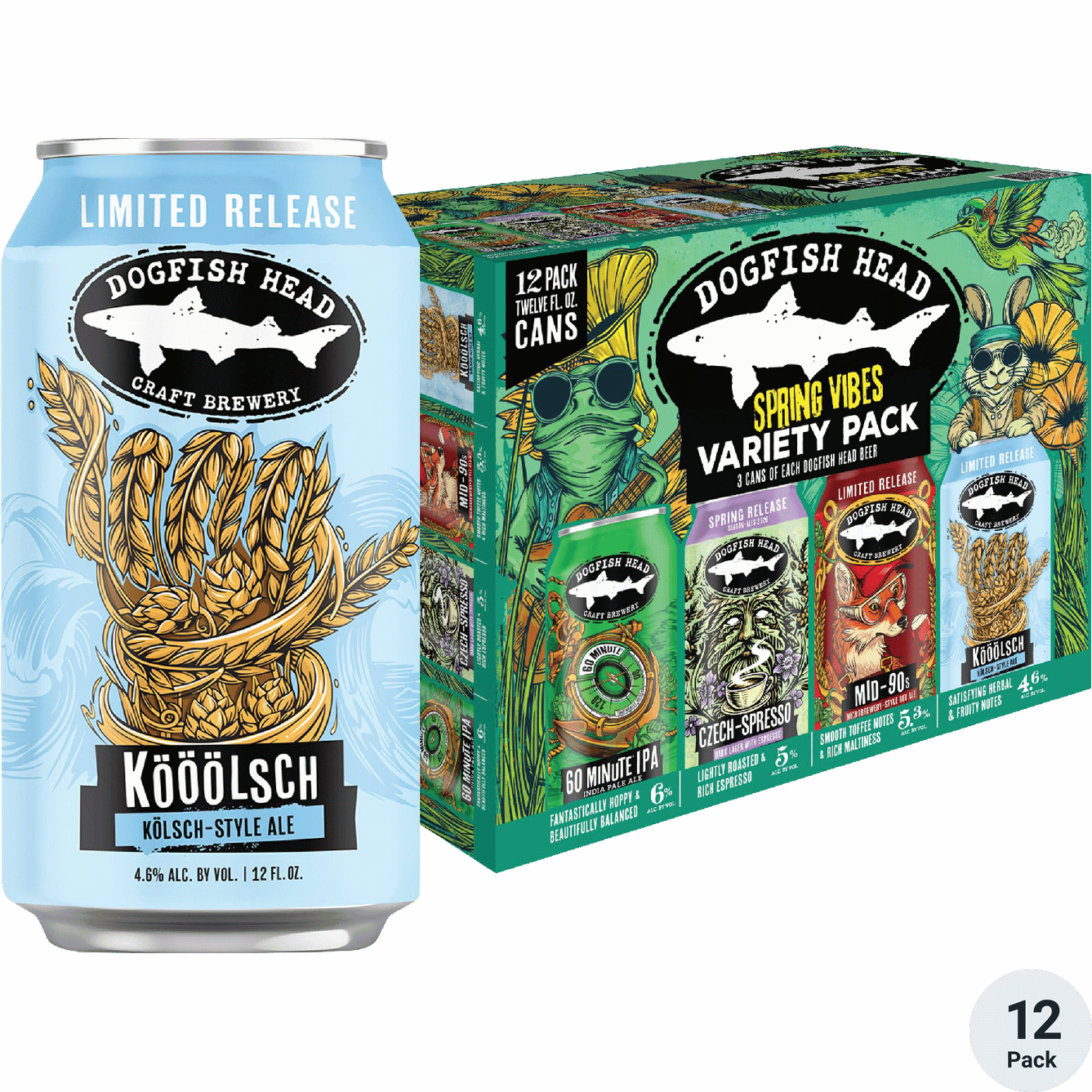 Dogfish Head Spring Seasonal Beer Variety Pack | Total Wine & More