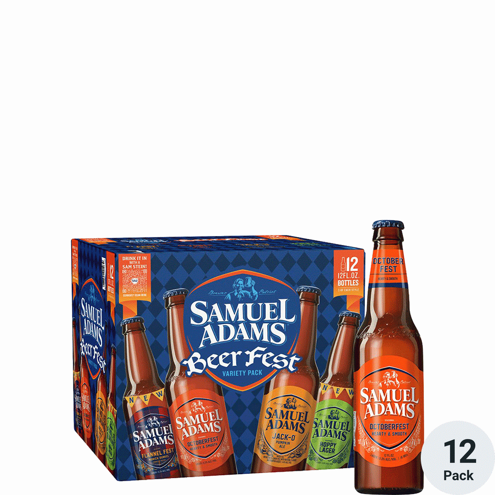 Samuel Adams Beer Fest Variety Pack 12pk-12oz Btls