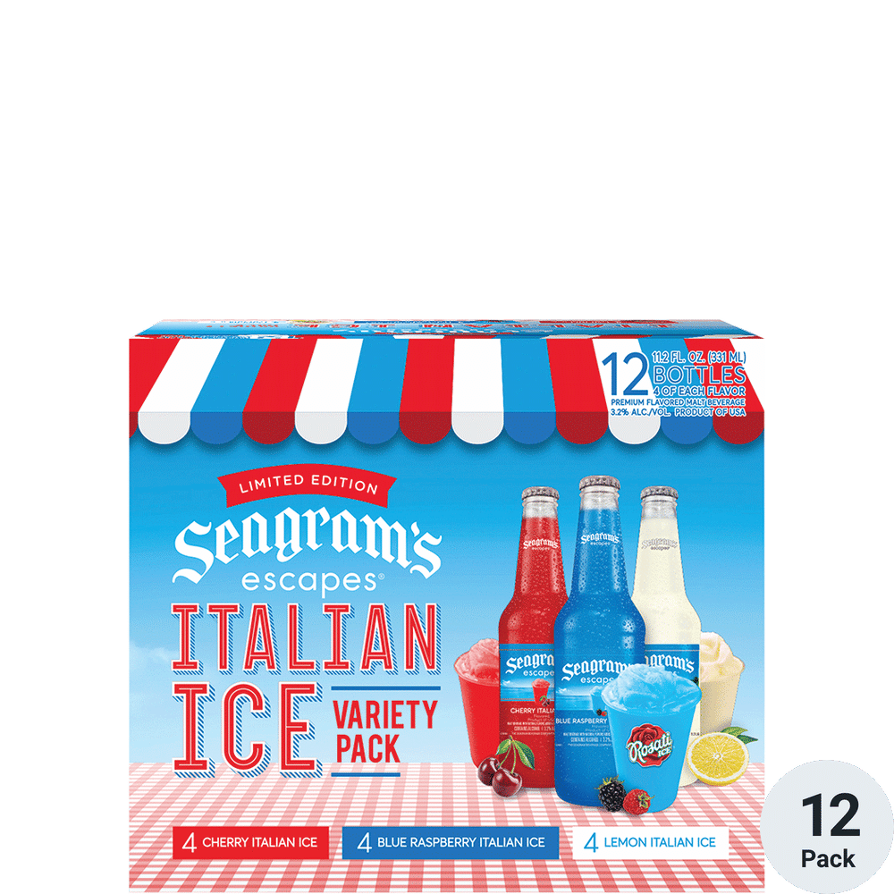 Seagrams Escapes Italian Ice Variety Pack Total Wine & More