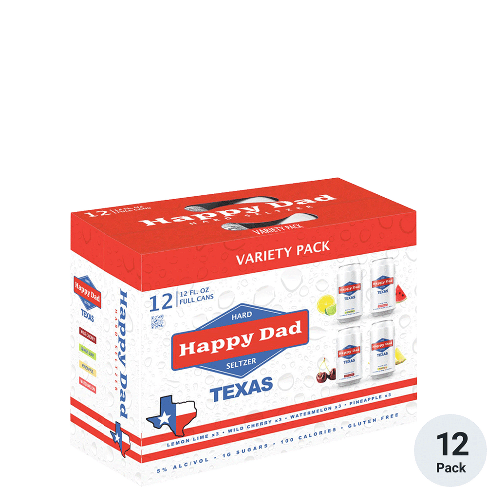 Happy Dad Hard Seltzer Texas Variety Pack Total Wine & More