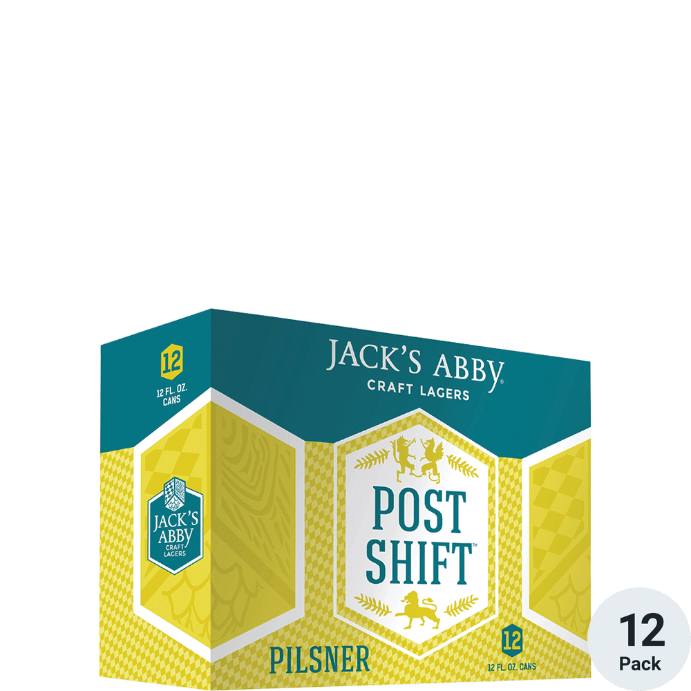 Jack's Abby Post Shift Pilsner 12pk-12oz Cans