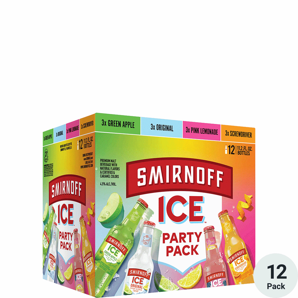 Smirnoff Ice Party Pack 12pk-11oz Btls