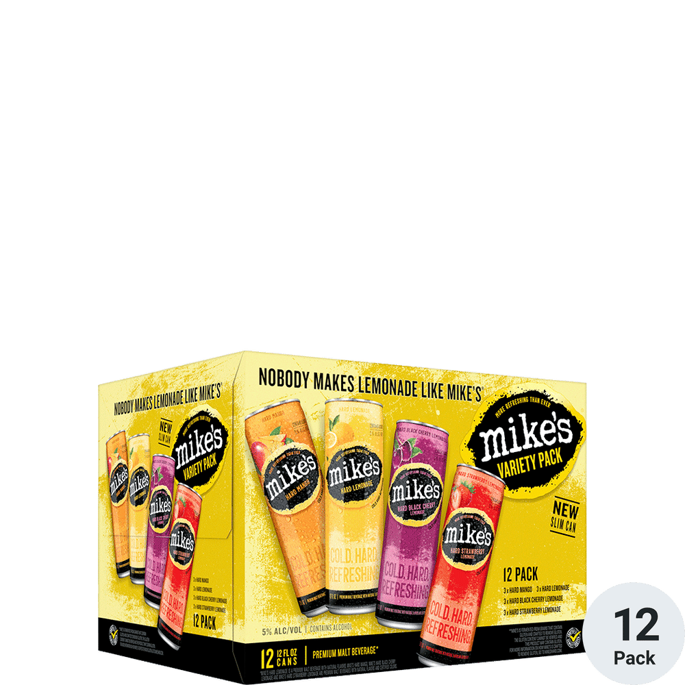 Mike's Hard Variety Pack Cans Hard Beverage 12pk-12oz Cans