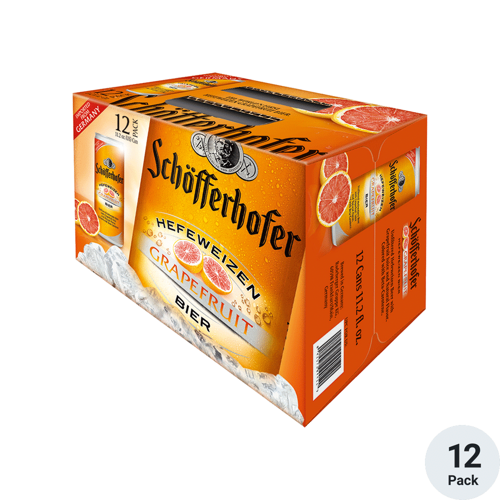 Schofferhofer Hefeweizen Grapefruit 12-pack cans