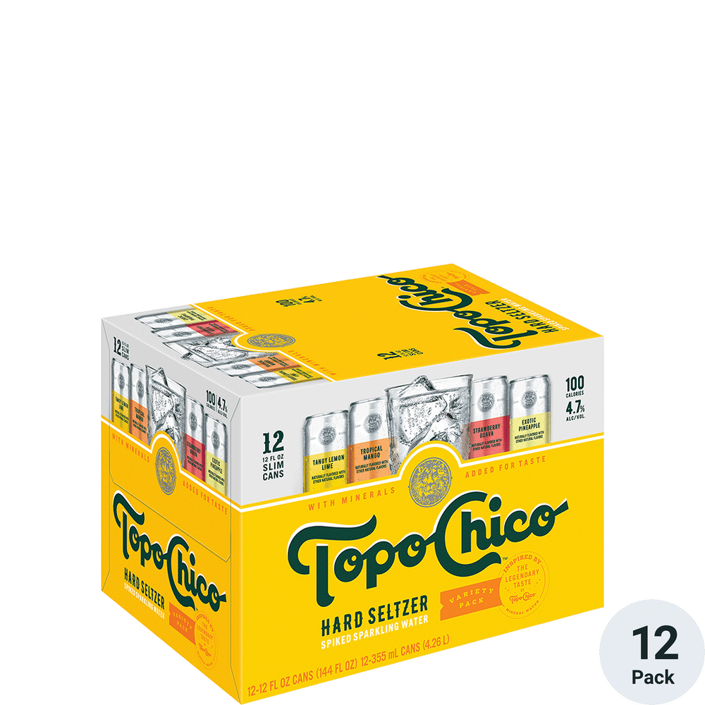 Topo Chico Hard Seltzer Variety Pack 12pk 12oz Can 4.7% ABV