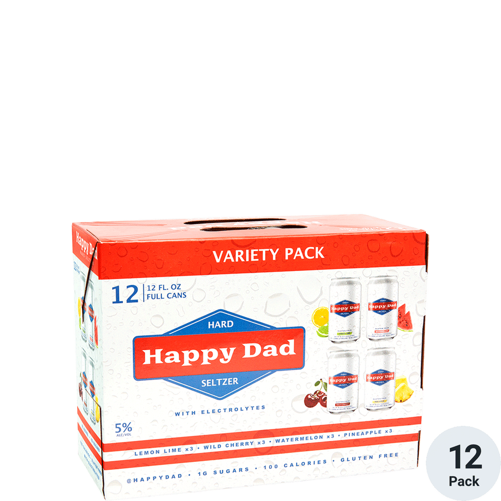 Happy Dad Hard Seltzer Variety 12pk-12oz Cans