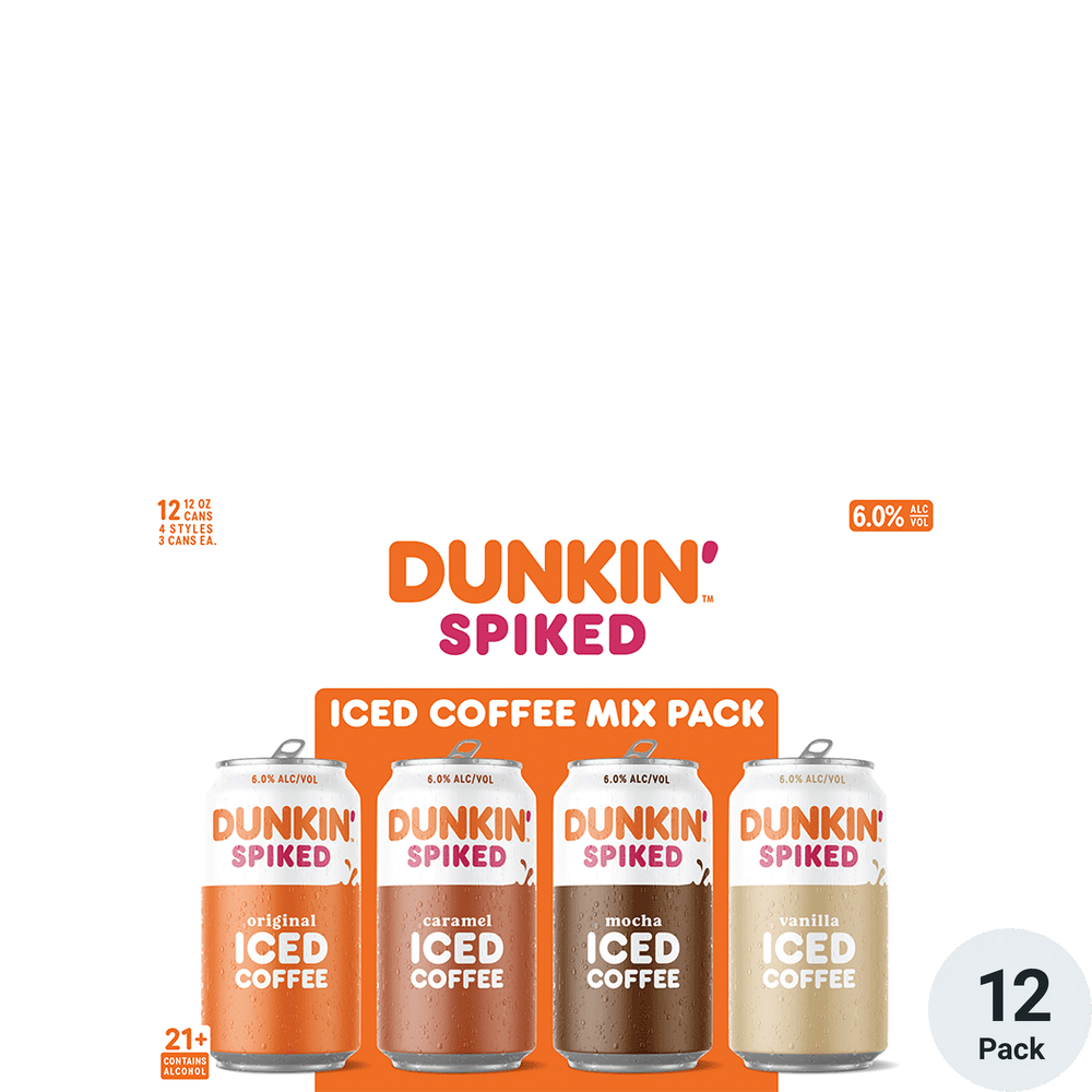 Dunkin Spiked Iced Coffee Mix Pack Total Wine & More