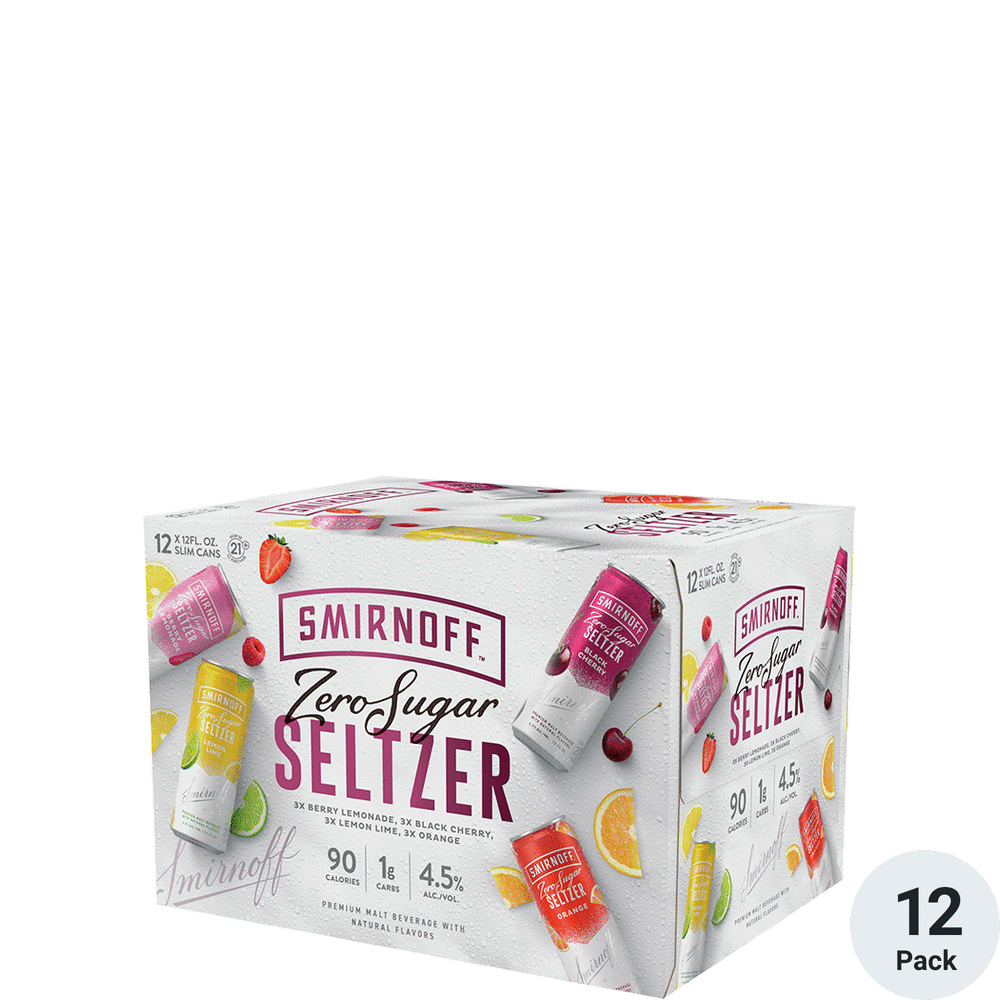 Smirnoff Spiked Sparkling Seltzer Mixed Pack 12pk-12oz Cans