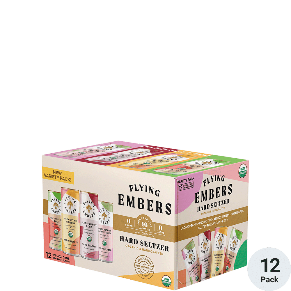 Flying Embers Seltzer Variety 12pk-12oz Cans