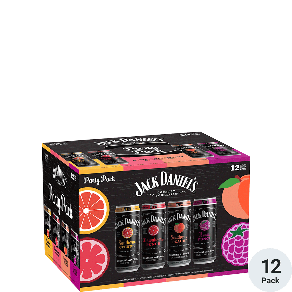 Jack Daniels Country Cocktails Party Pack Variety