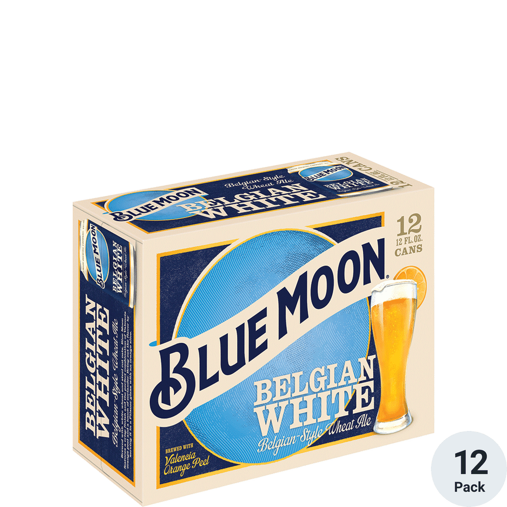 Blue Moon Belgian White Belgian-Style Wheat Ale 12pk-12oz Cans