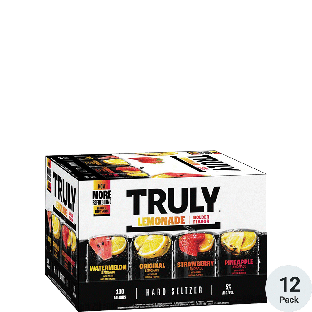 TRULY Hard Seltzer Lemonade Variety Pack 12pk-12oz Cans