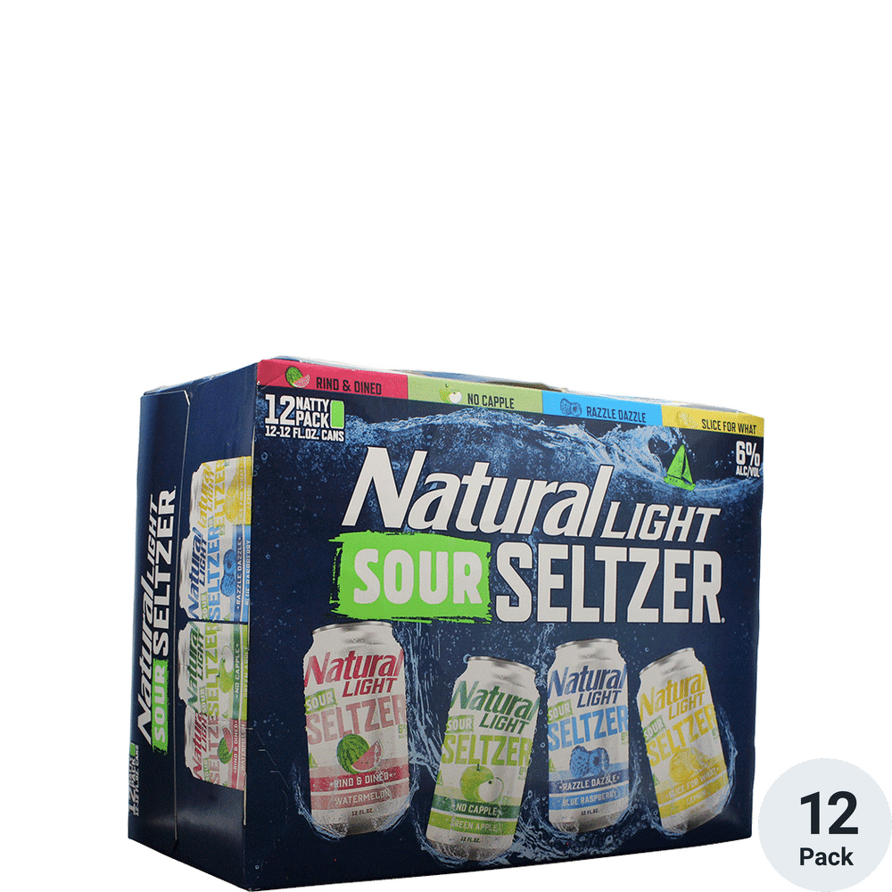 Natural Light Seltzer Sour Variety 12pk-12oz Cans