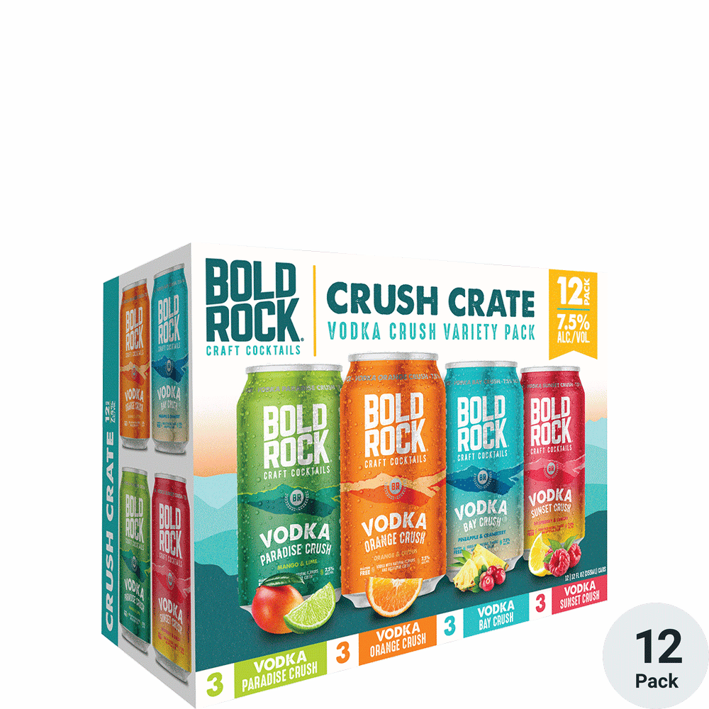 Bold Rock Crush Crate Variety 12pk-12oz Cans